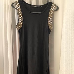 Papaya black sequence dress